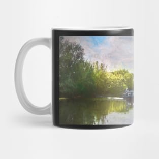 On The Avon A Digital Painting Mug